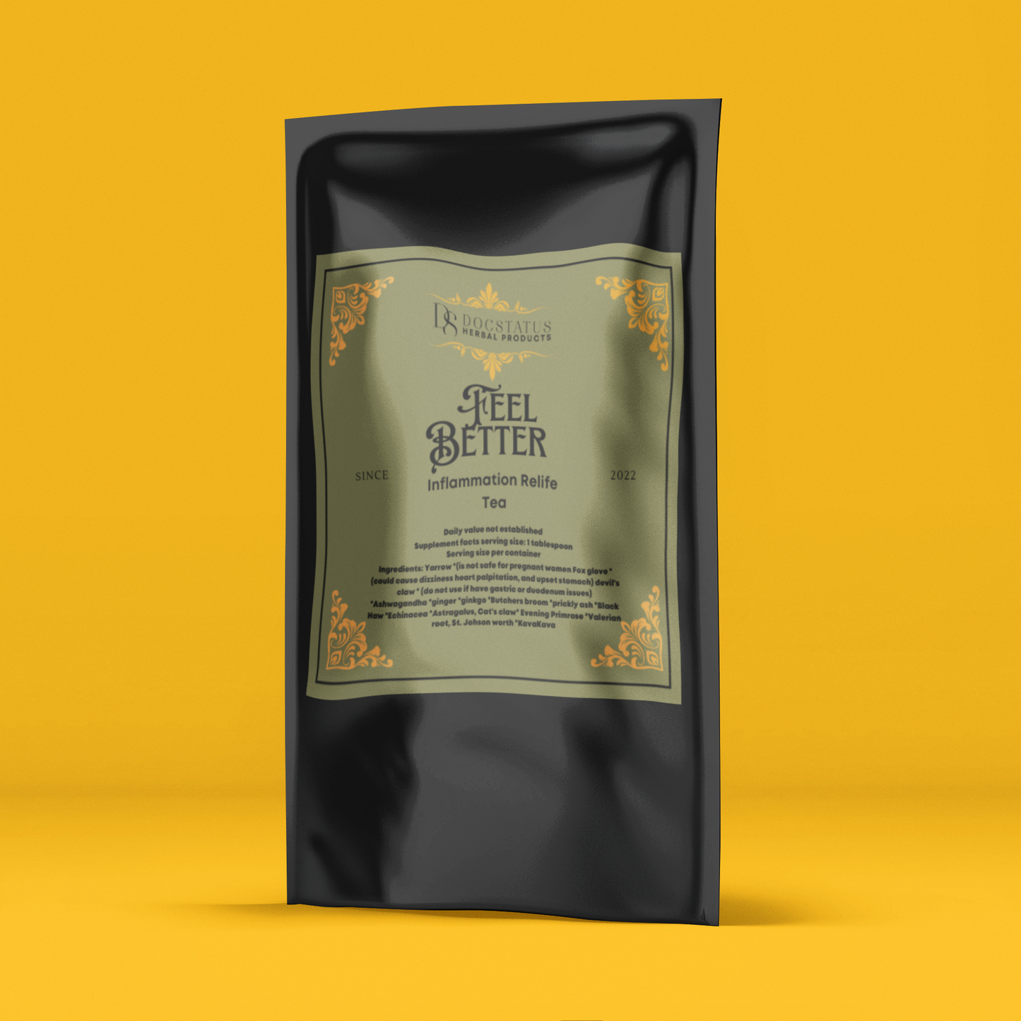 Feel Better inflammation relief tea.